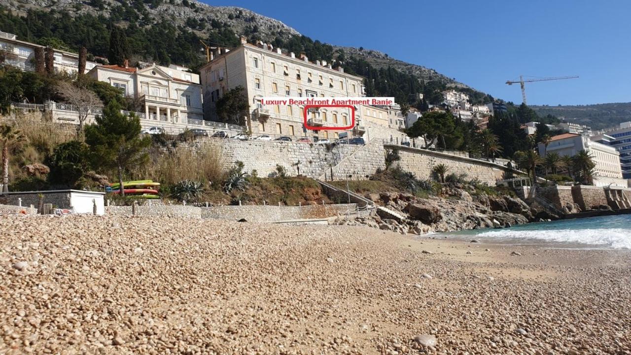 Luxury Beachfront Apartment Banje Дубровник Екстериор снимка